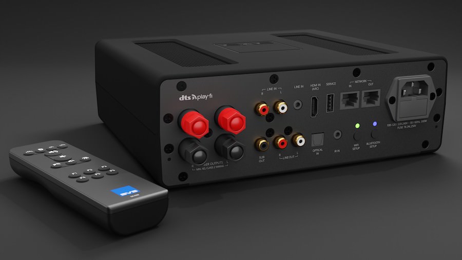 SVS Prime Wireless Pro SoundBase Rear View SVS Prime Wireless Pro SoundBase Rear with Remote 2022